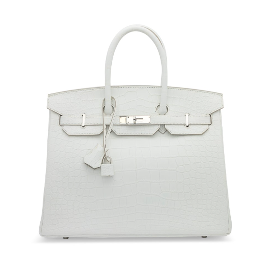 Hermès Matte Nuage Alligator Birkin 35