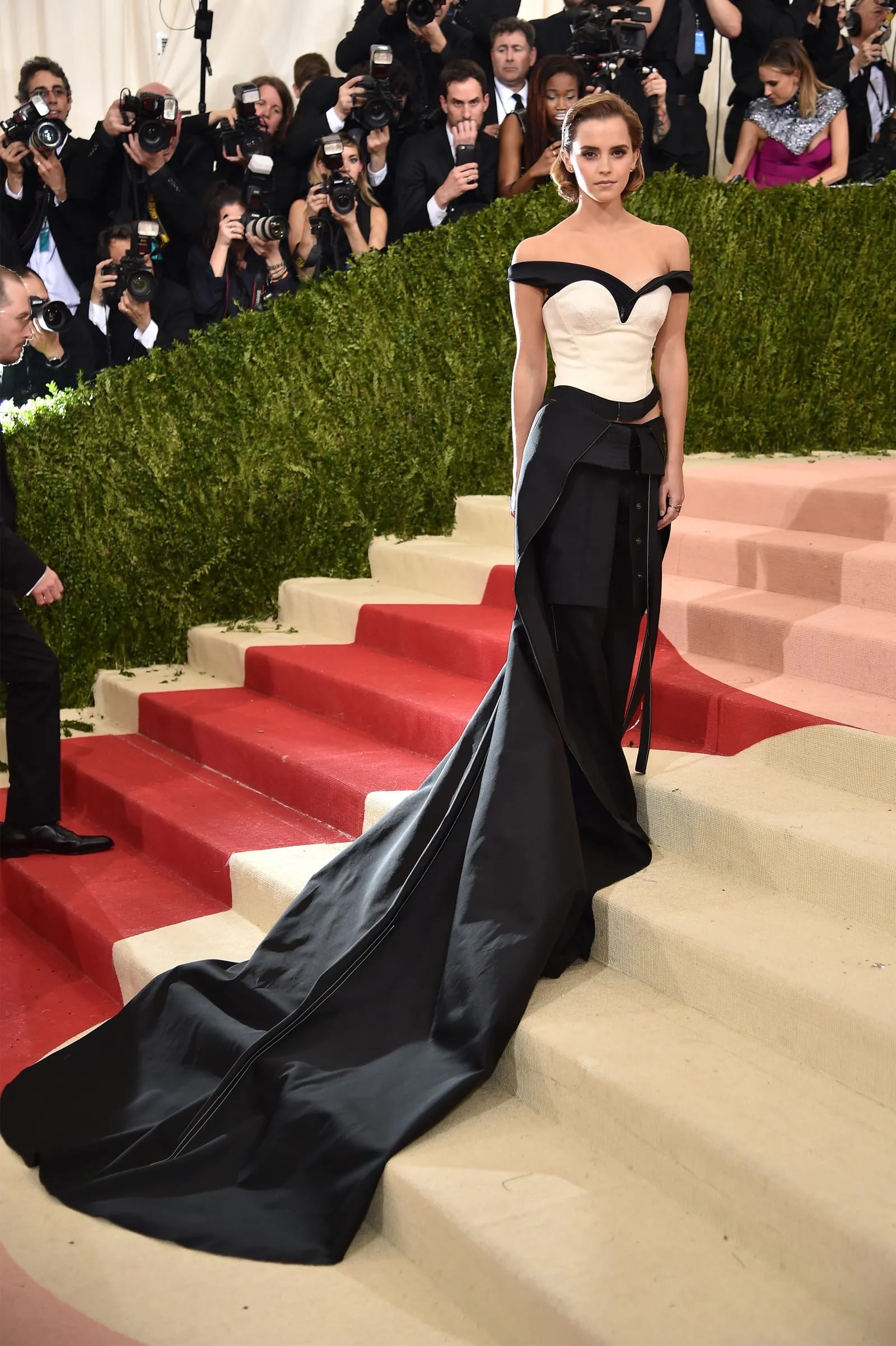 Emma Watson wore a recycled dress at the Met Gala in 2016