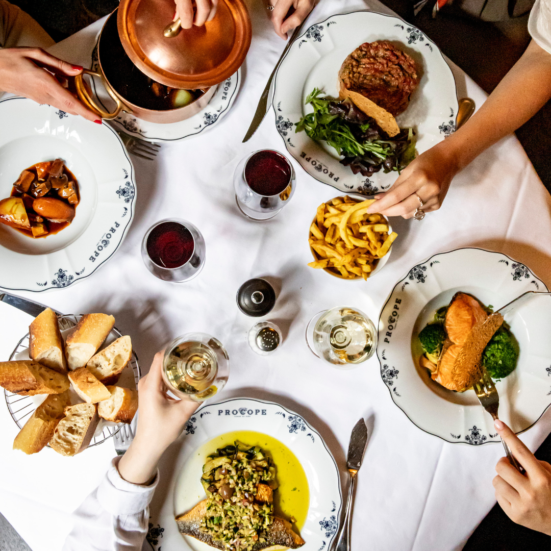 Le Procope, the oldest café in Paris