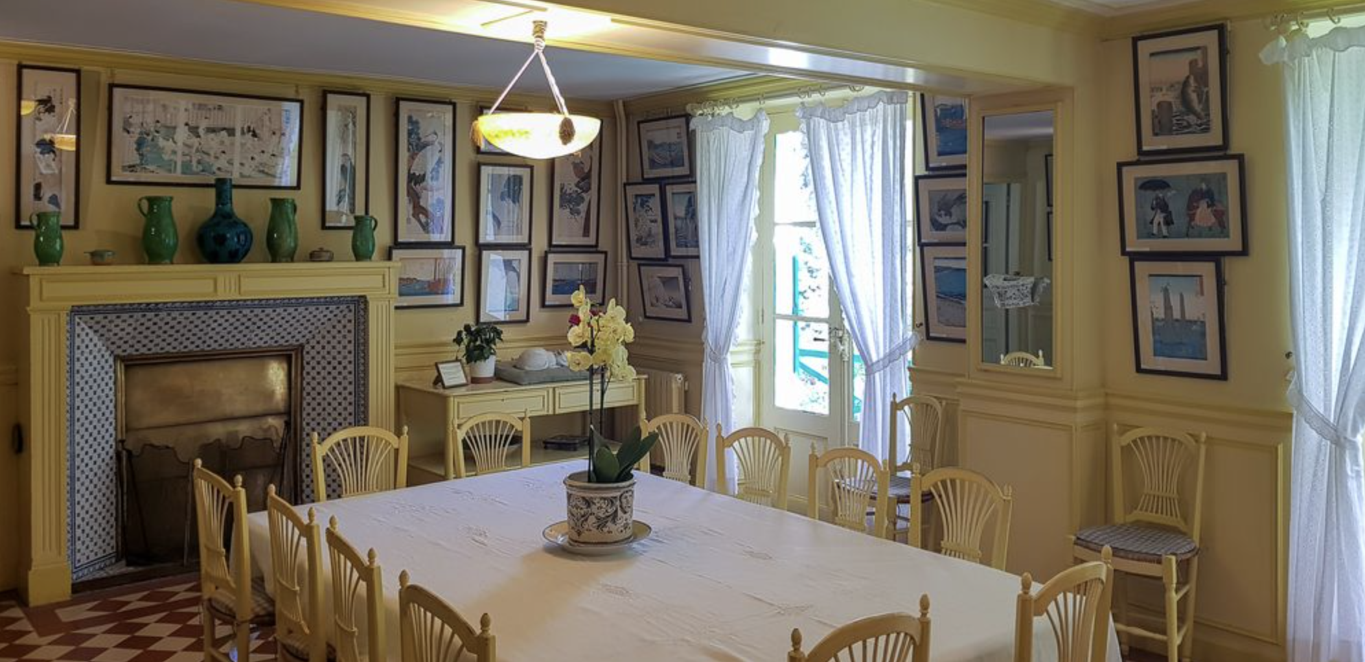 Claude Monet’s dinning room