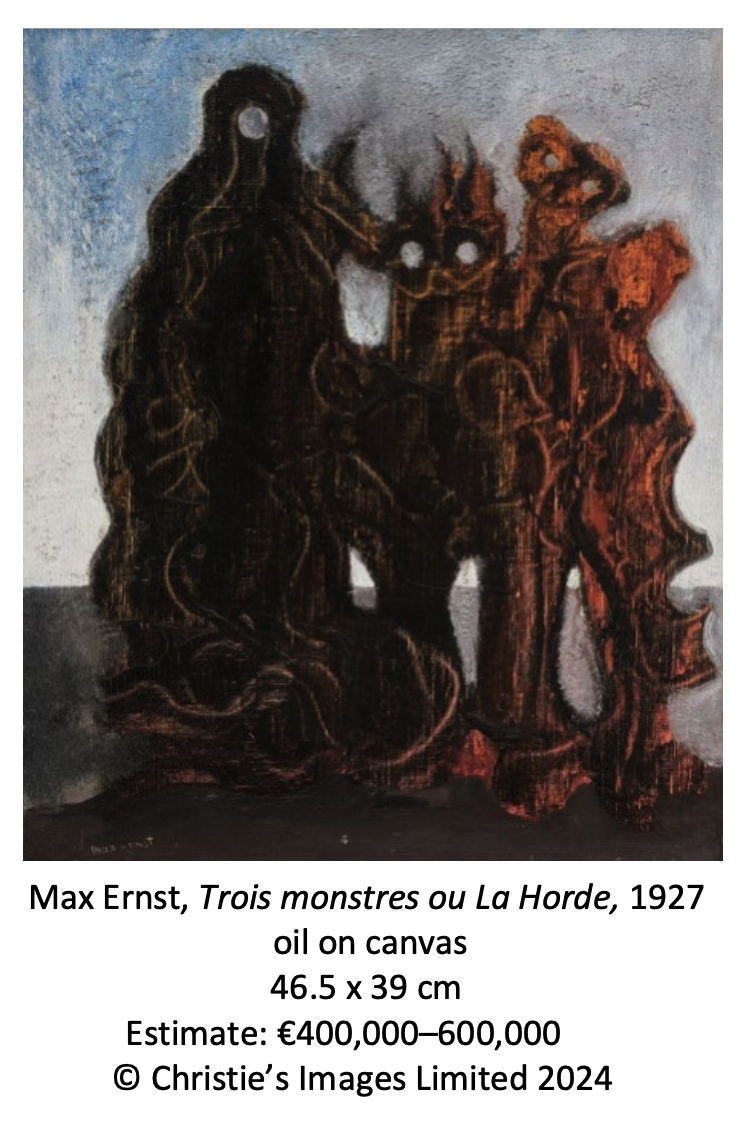 Max Ernst, Trois monstres ou La Horde, 1927