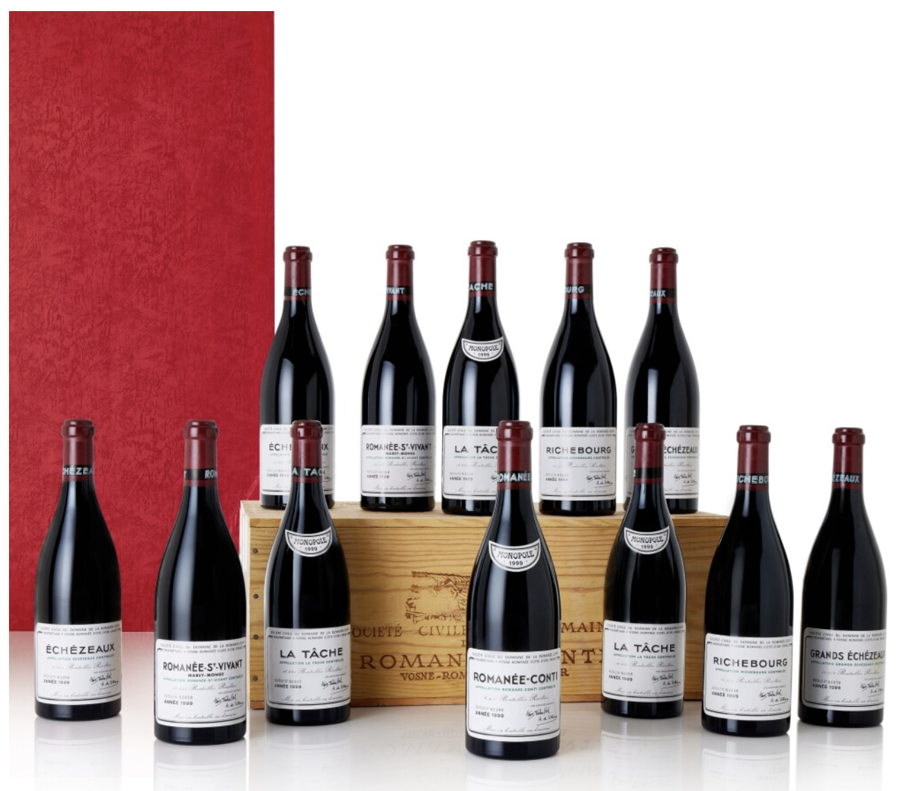 Domaine de la Romanée-Conti, 1999 Assortment (12 Bottles)