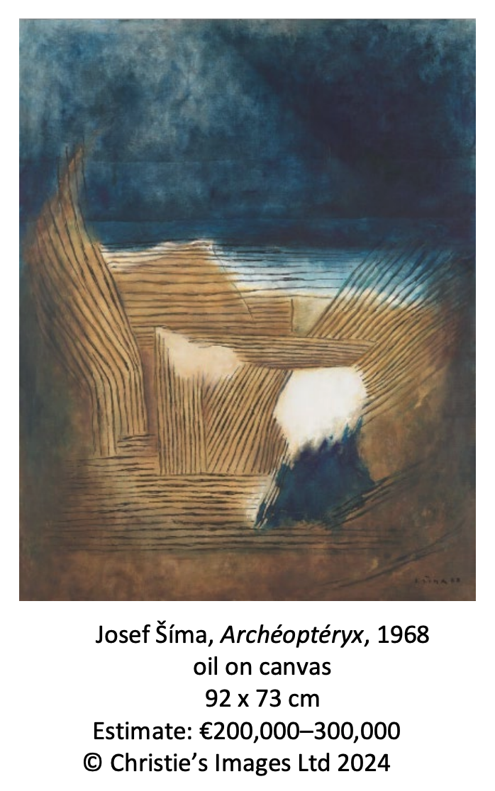 Josef Šíma, Archéoptéryx, 1968