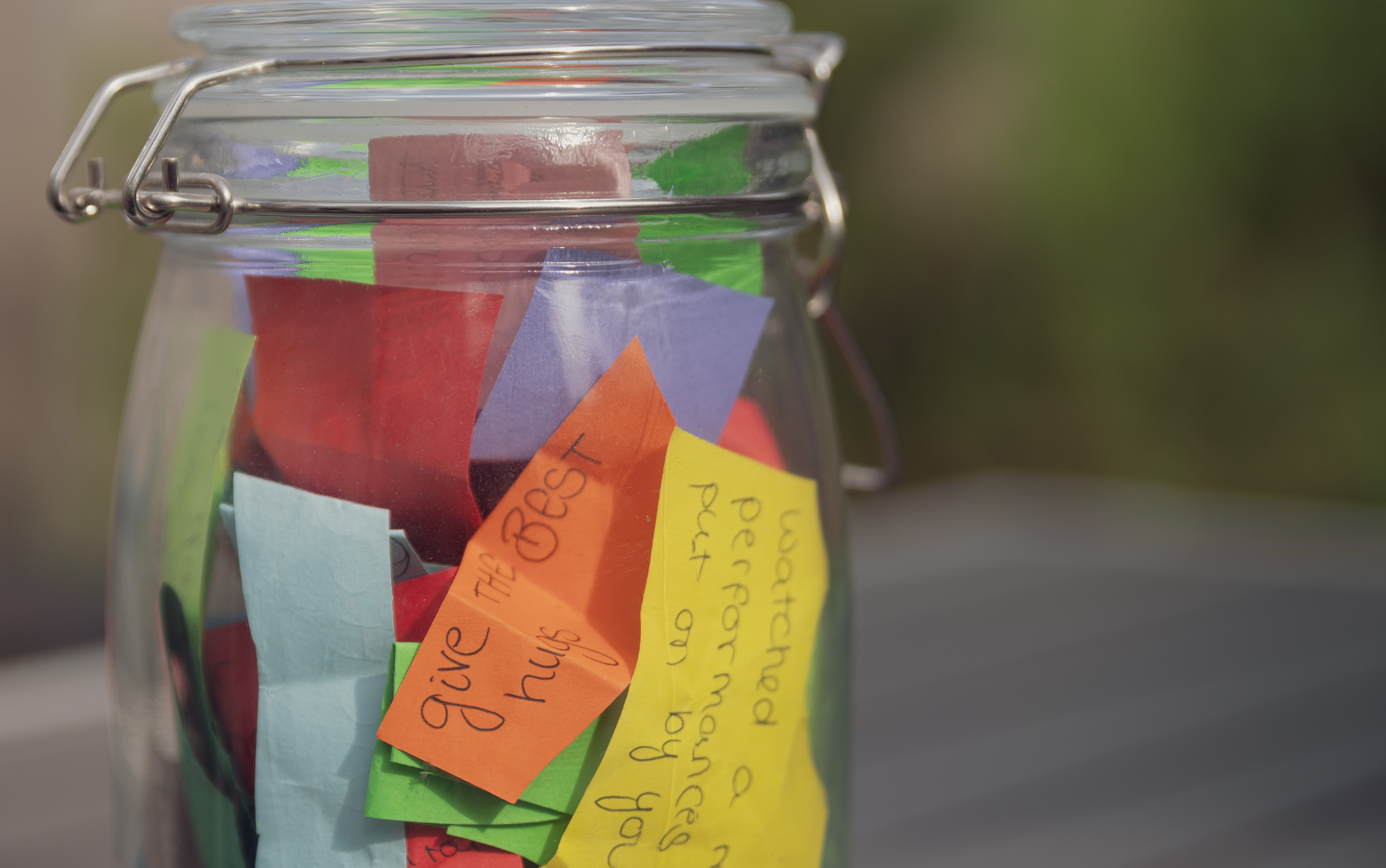 Gratitude jar