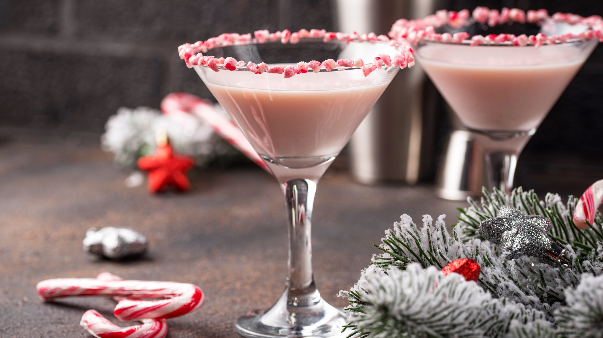 Peppermint martini