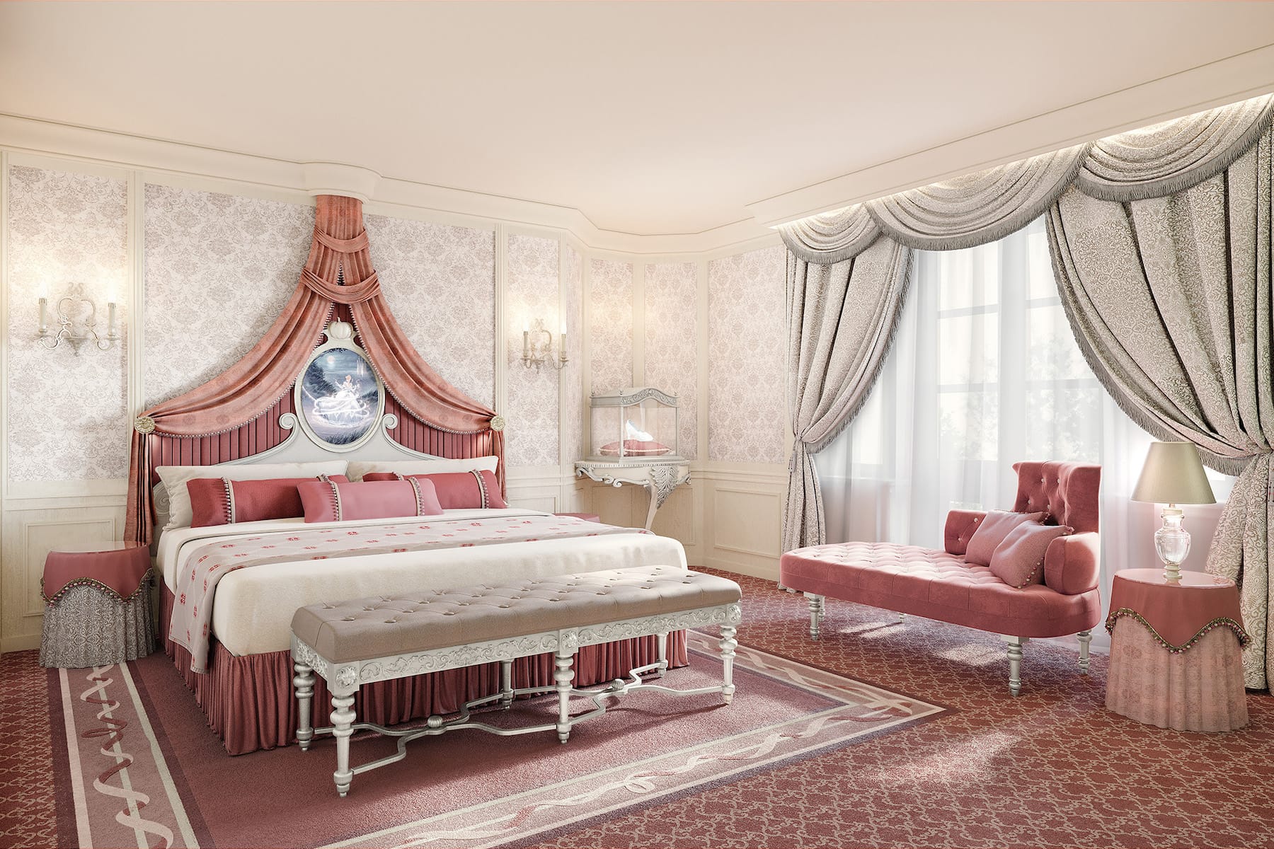 The Cinderella Suite at Disneyland Hotel, Disneyland Paris