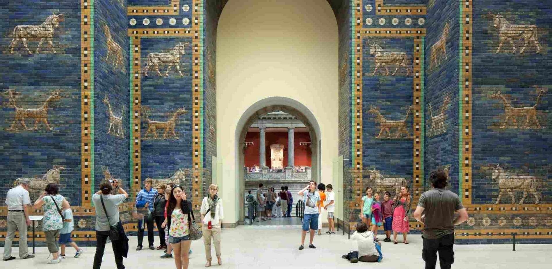 View of the Ishtar Gate at the Pergamonmuseum