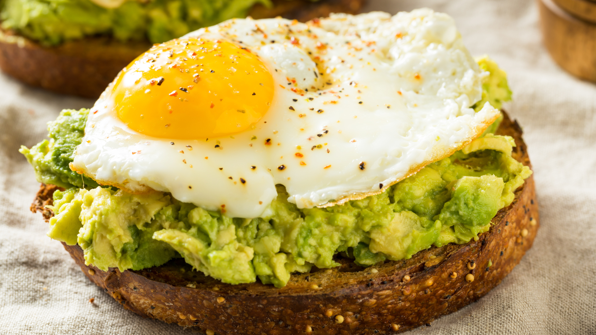 Avocado toast with eggs is the perfect breakfast