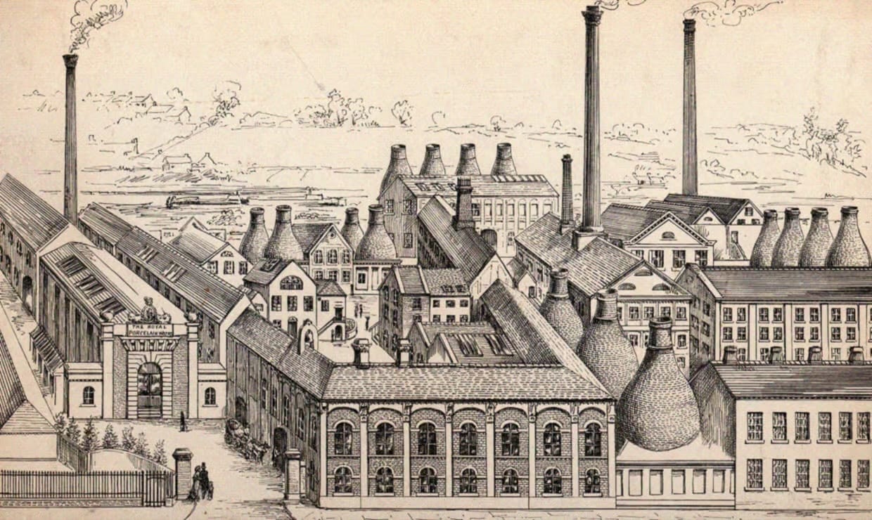 Royal Worcester's factory