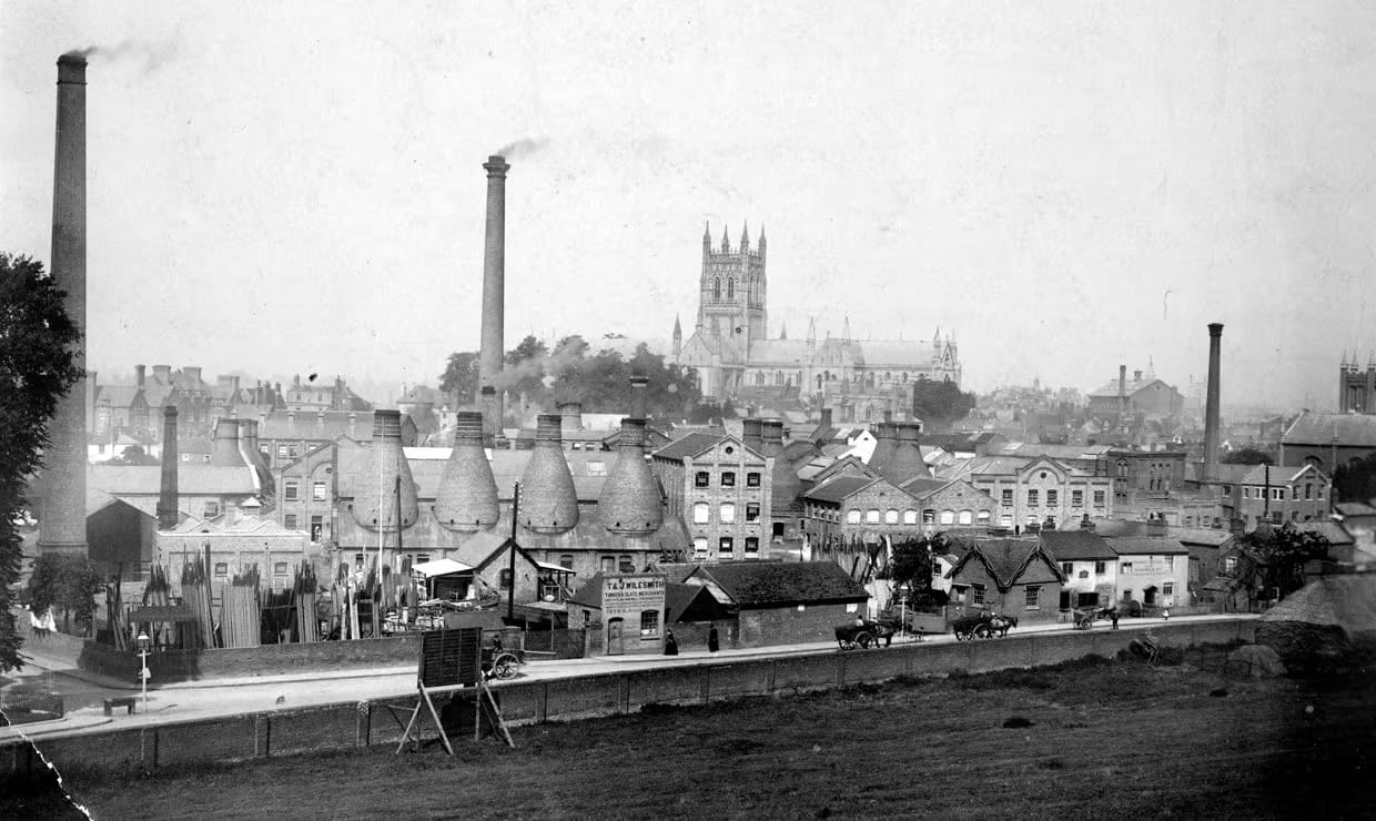 Royal Worcester's factory, Credit: Portmeirion Group UK Ltd