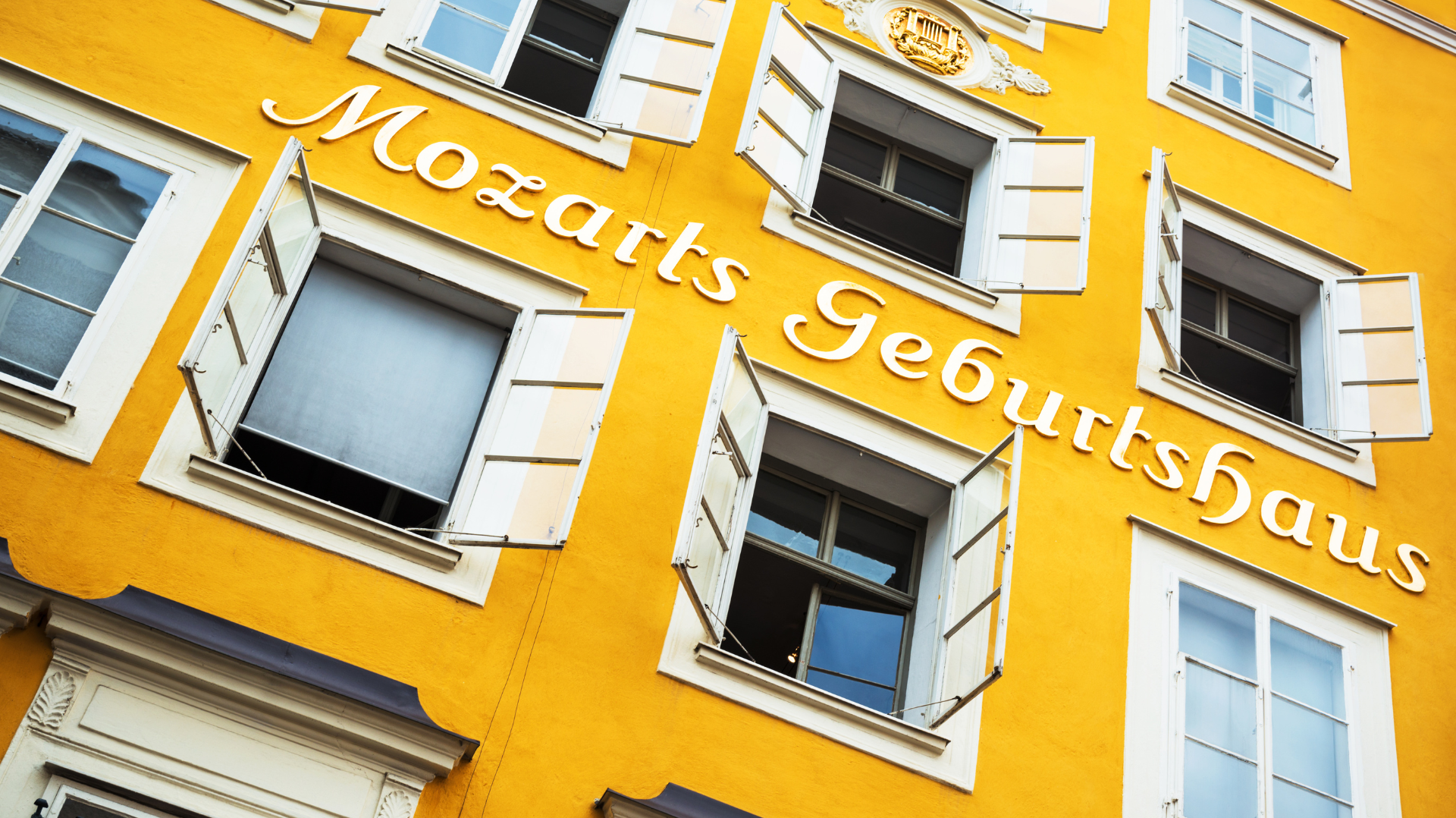 No. 9 Getreidegasse, where Mozart was born in 1756