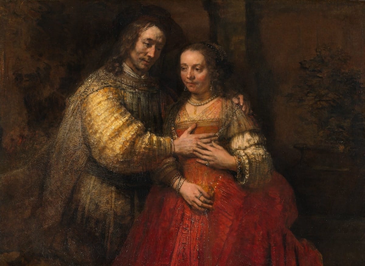 The Jewish Bride, 1662 by Rembrandt van Rijn