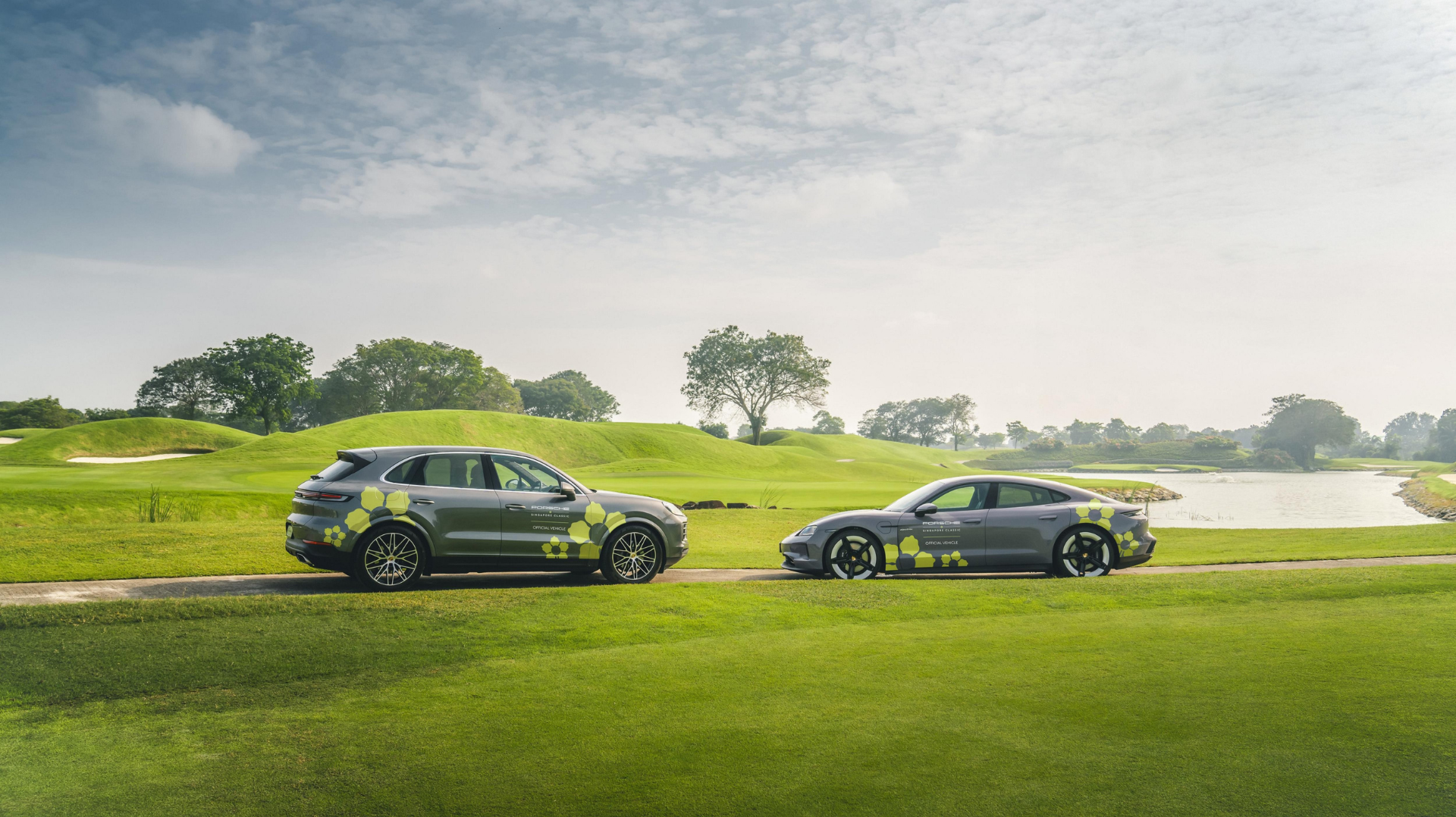 Shuttle Cars, Classic Course of the Laguna National Golf Resort Club, Porsche Singapore Classic, 2025, Credit: Porsche AG