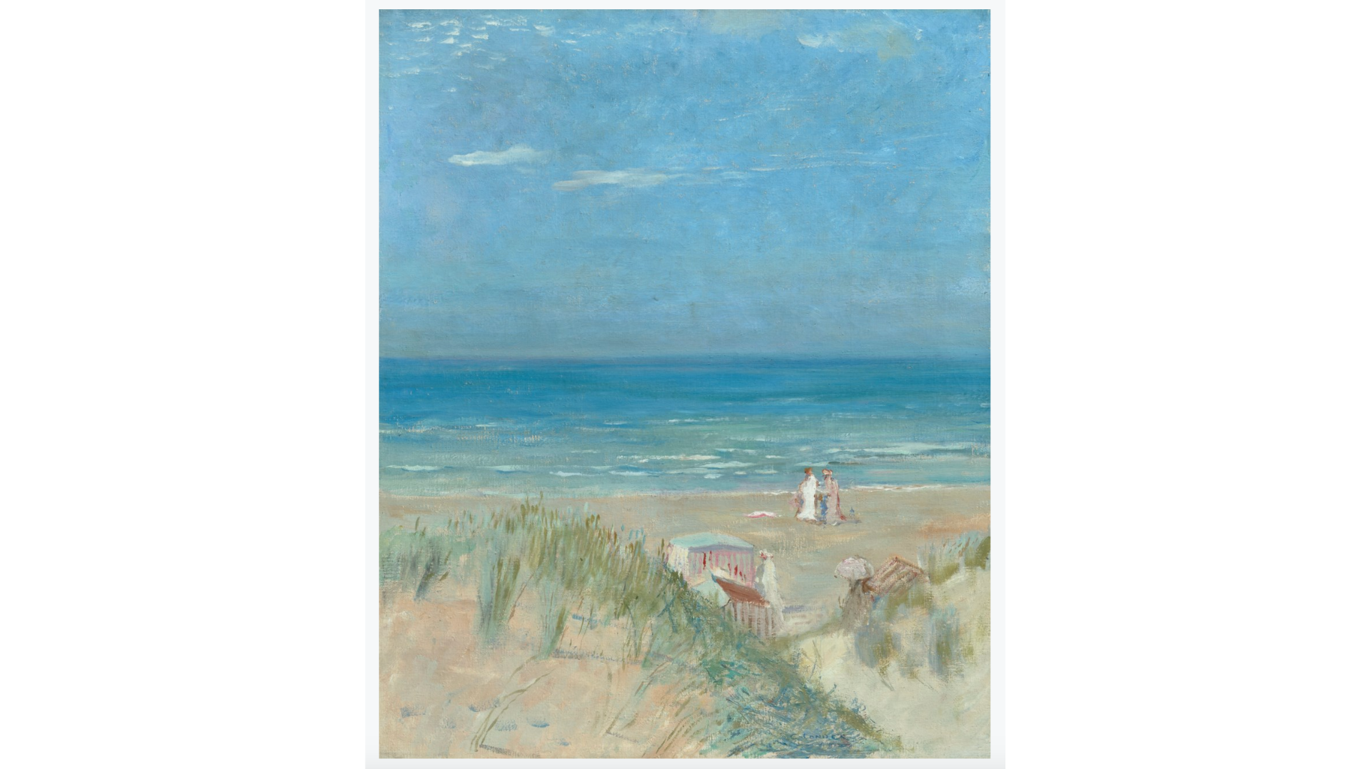 Charles Conder’s Sand Dunes, Ambleteuse