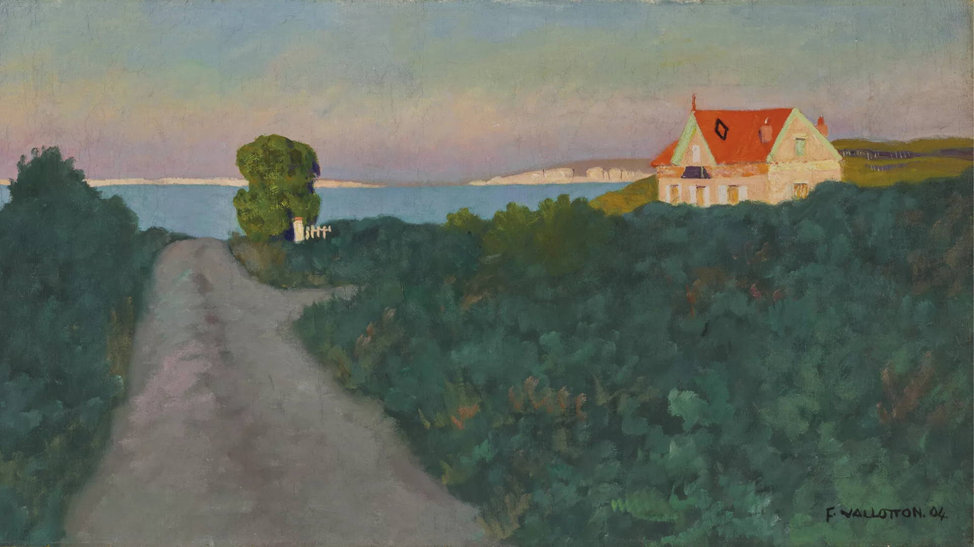 Félix Vallotton, La Maison rose, Varengeville, 1904 