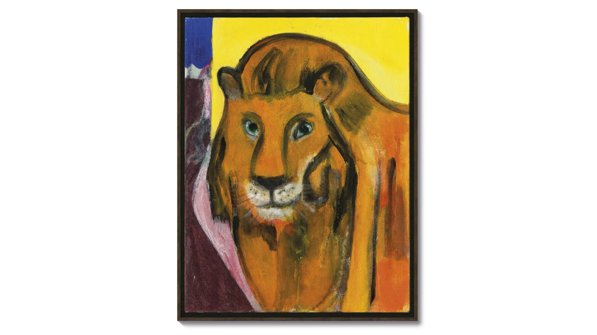 Peter Doig, Lion in the Road (Port of Spain), 2020