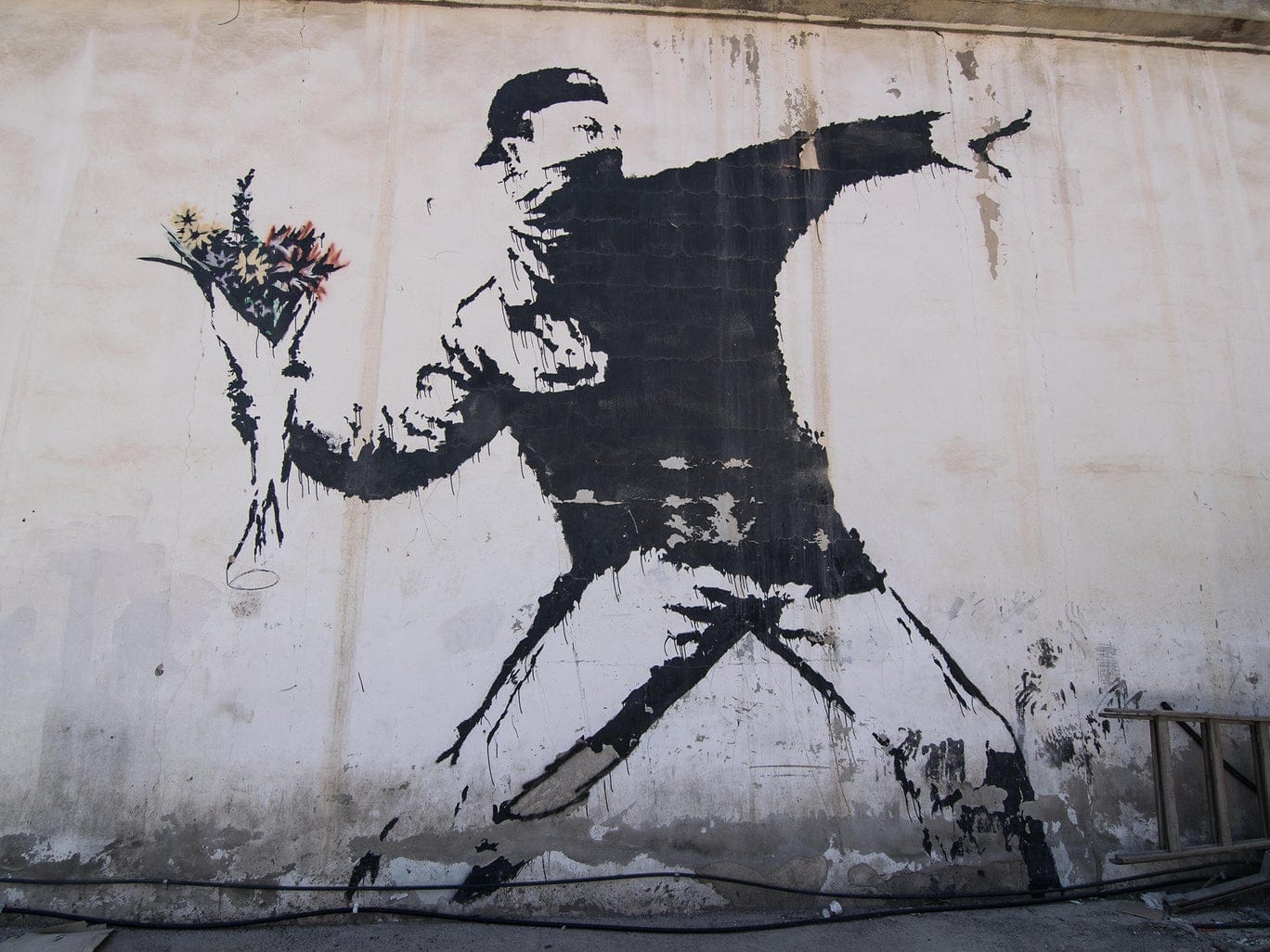 Banksy's Rage, the Flower Thrower