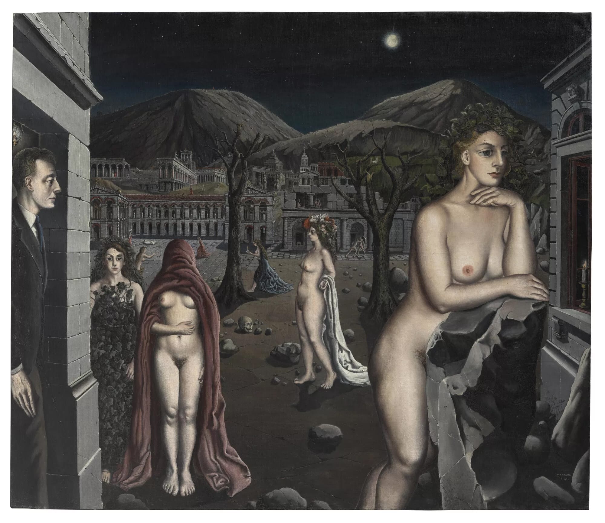 La ville endormie, Paul Delvaux