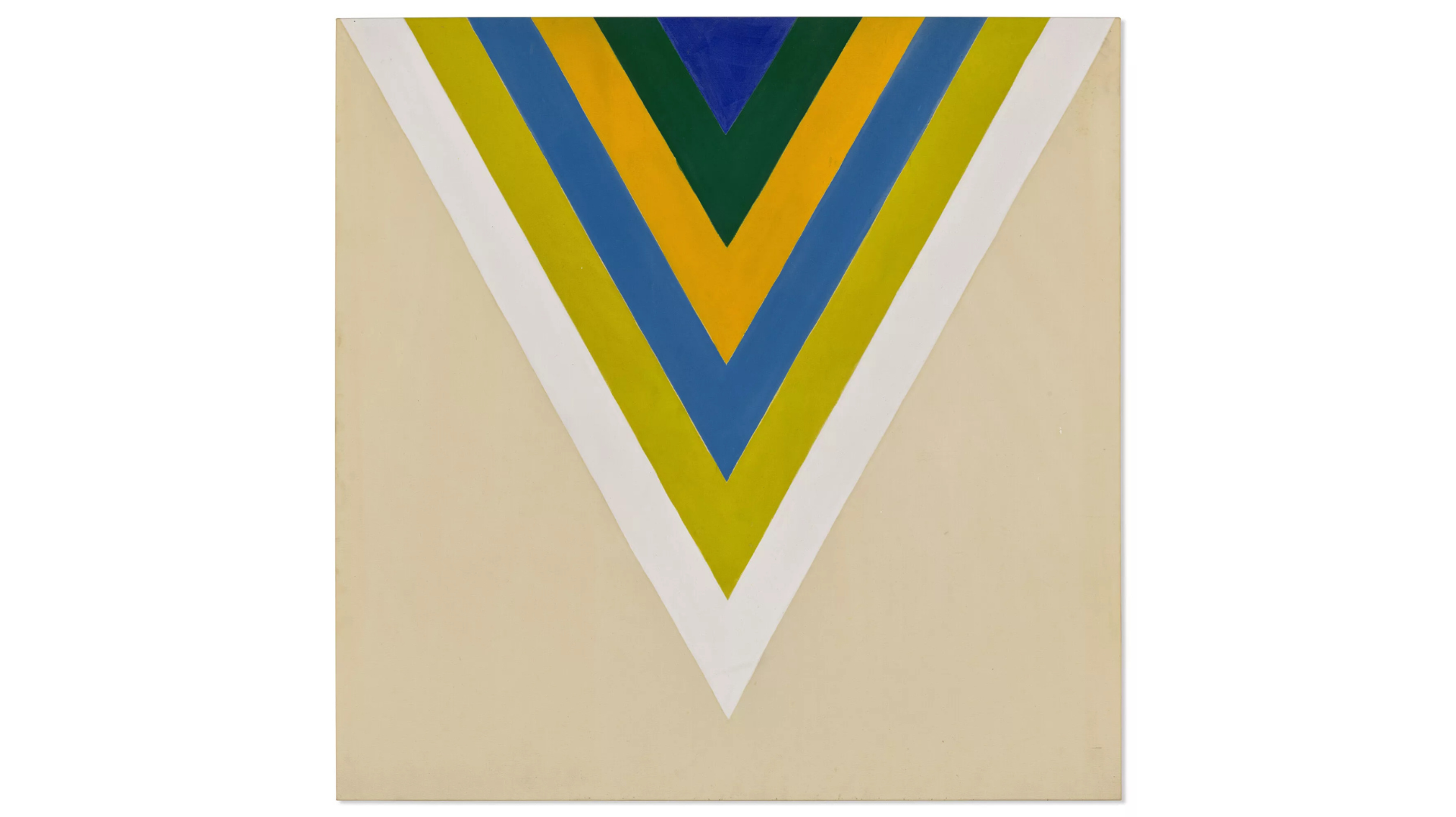 KENNETH NOLAND (1924-2010) Purkinje Effect, acrylic on canvas, 69 x 70 in. (176.8 x 178 cm.) Painted in 1964. Estimate: $1,000,000-1,500,000 