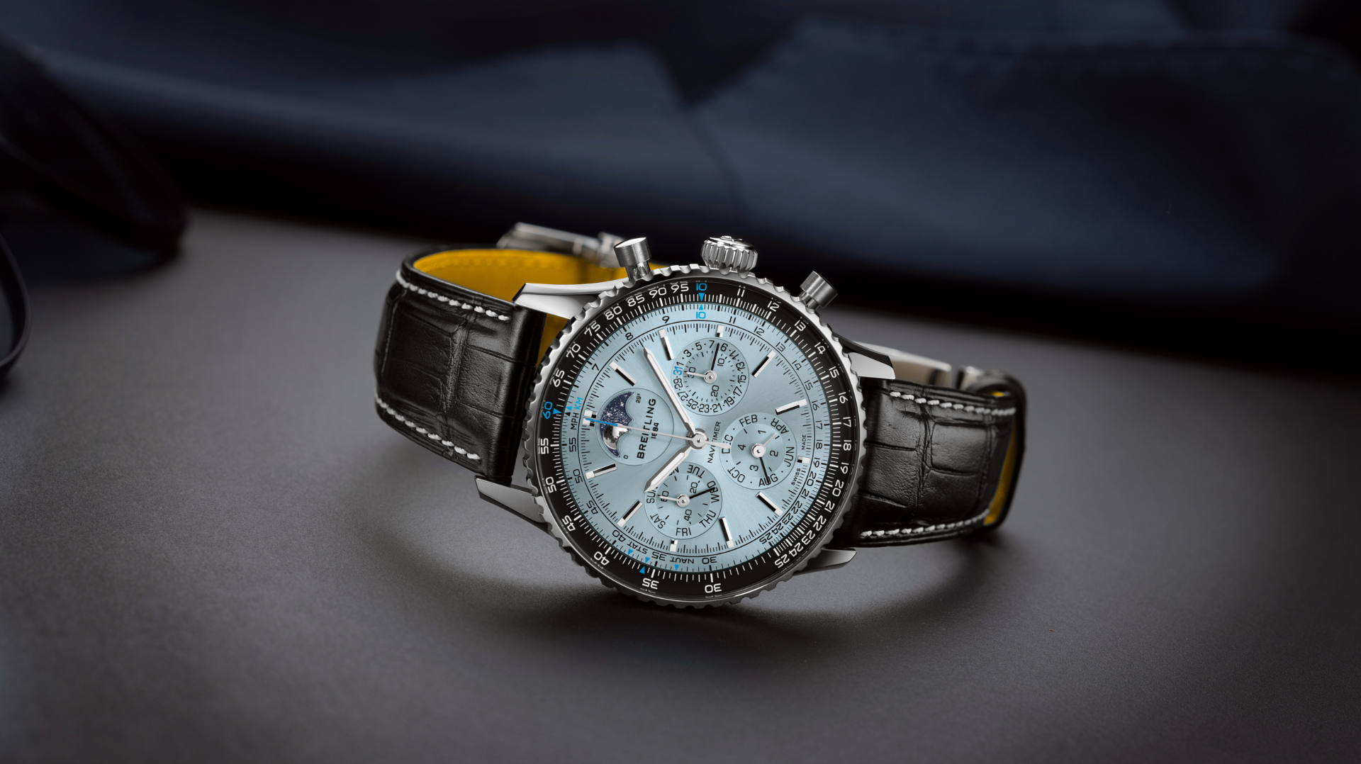 Breitling Navitimer B19 with Ice-Blue Dial