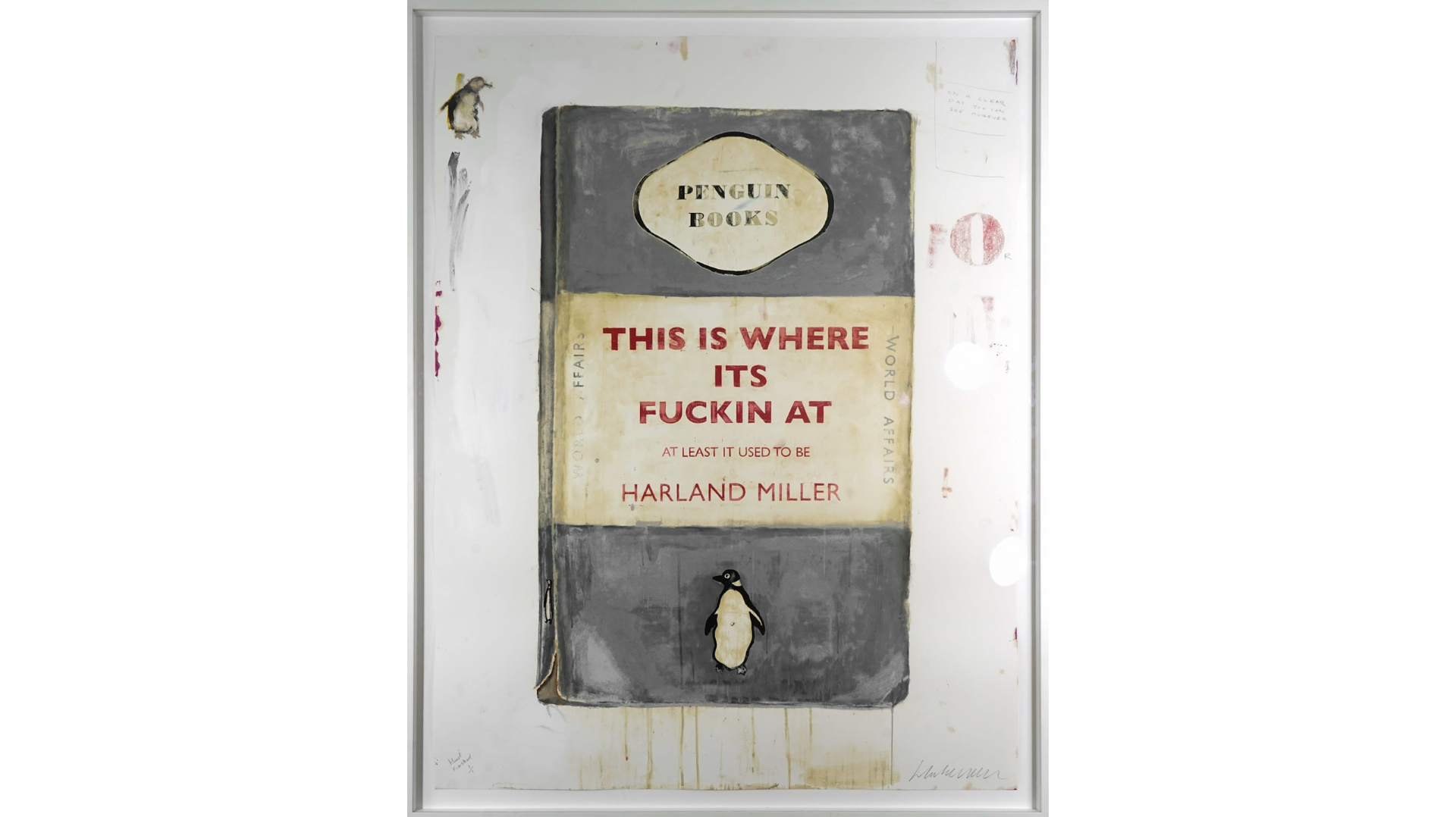 Harland Miller 'This Is Where It's Fuckin At', 2012 