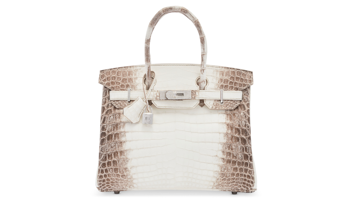 The world’s most expensive handbag: Hermès Birkin Himalaya Niloticus crocodile diamond