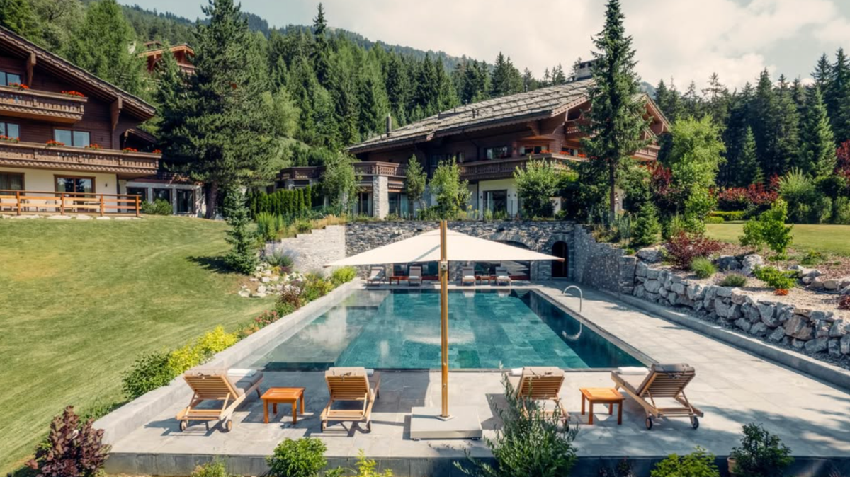 Inside Two of the Most Luxurious Chalets Featuring a One-of-a-Kind Snow Shower