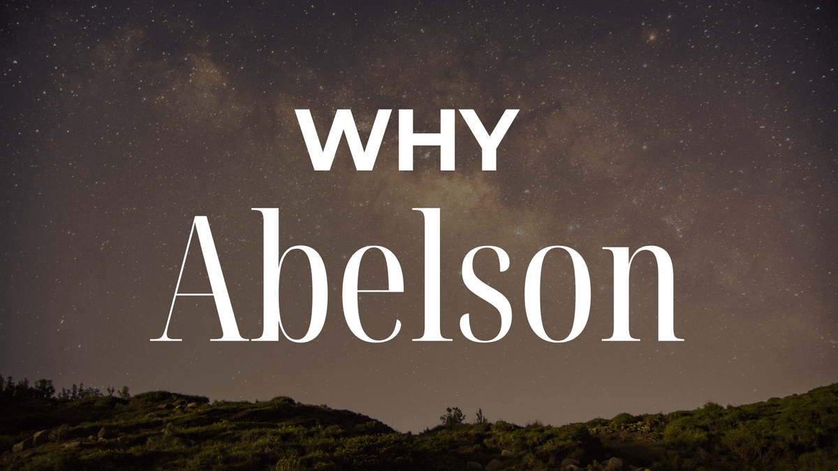 Abelson’s Story by Its Founder