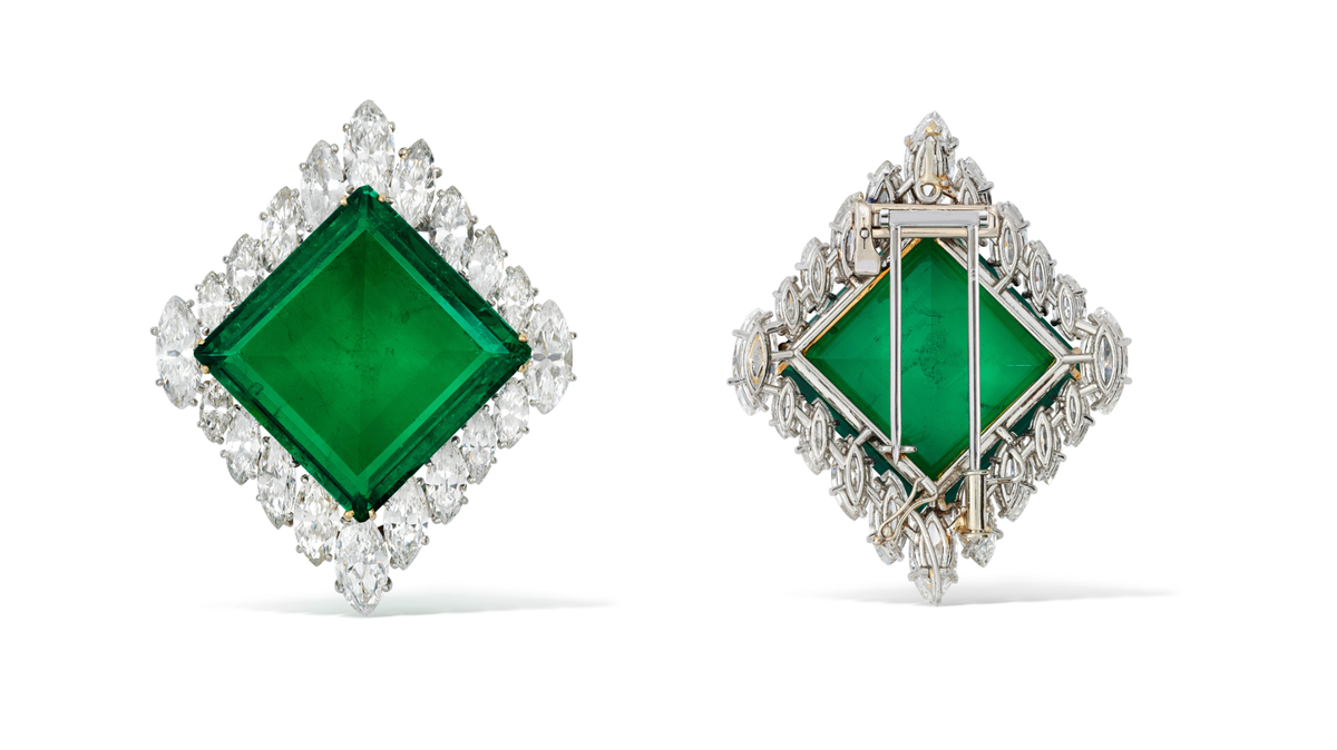 Cartier Emerald Brooch Sets Record with $8.85 Million Sale at Christie’s Geneva Auction