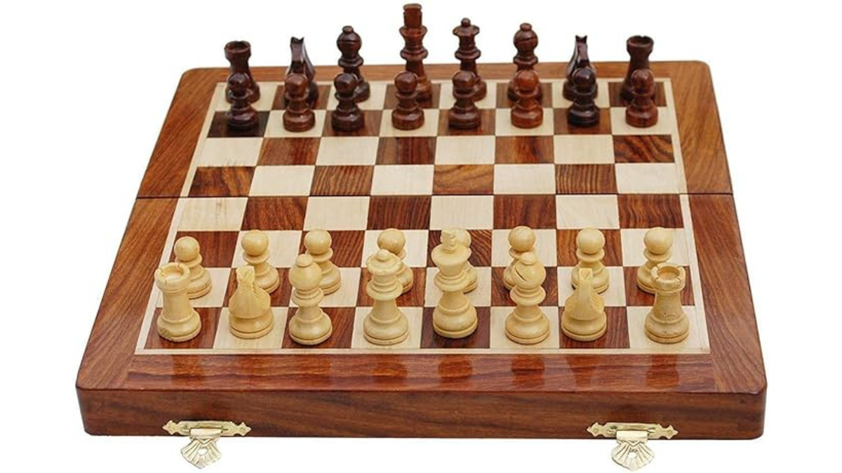 Handcrafted Rosewood Chess Board