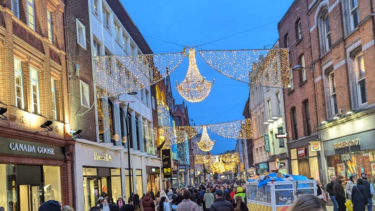 The Chaos and Charm of Christmas Shopping on Grafton Street