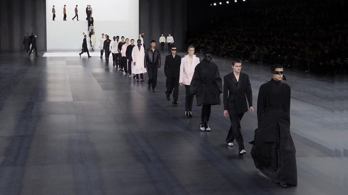 Extravagant Transformations for Dior Men’s Winter 2025-2026 Collection