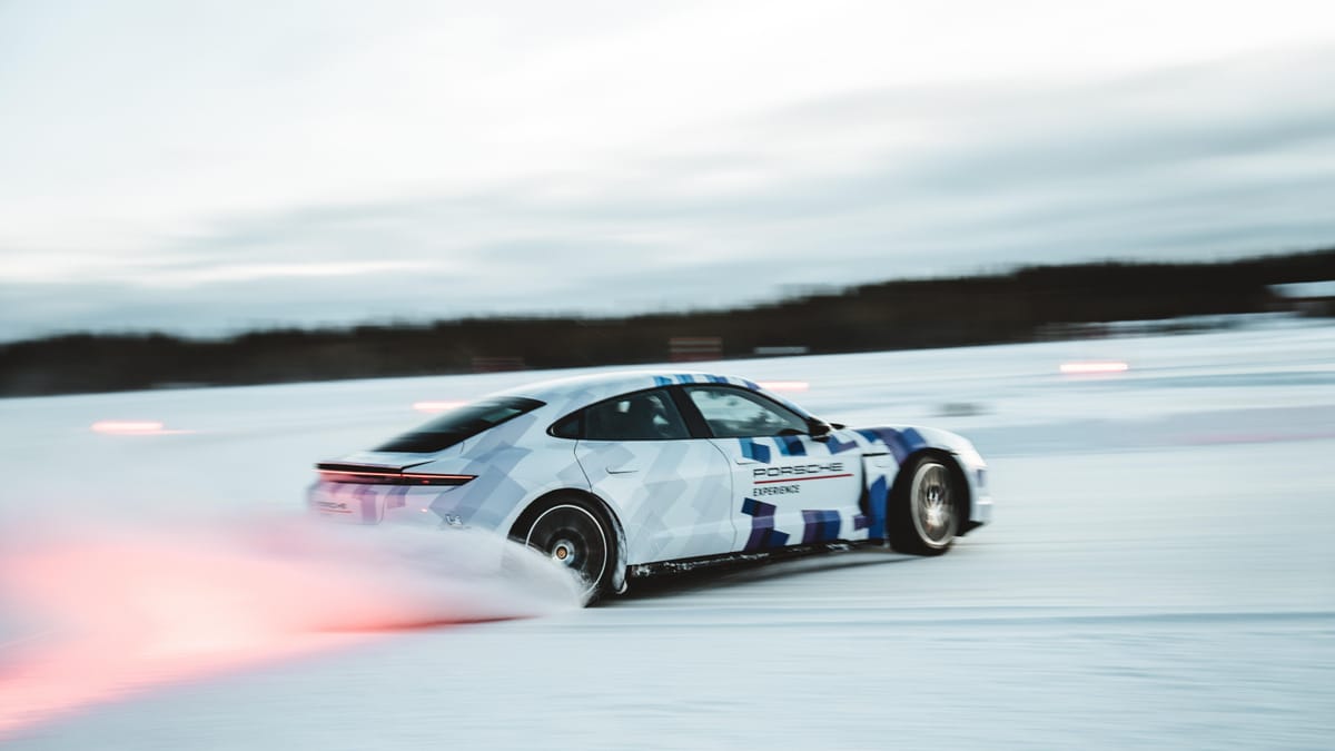 Porsche Taycan GTS Secures Record-Breaking Ice Drift Title