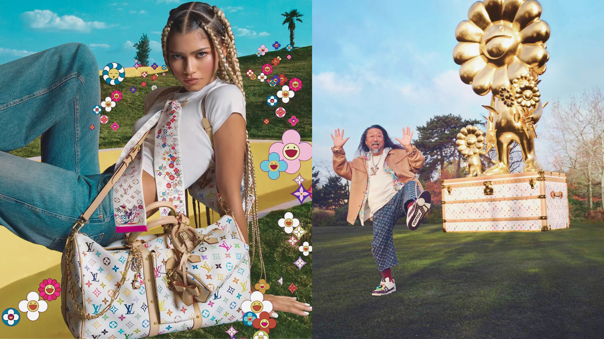 Zendaya Shines in the Reimagined Louis Vuitton x Takashi Murakami Collaboration