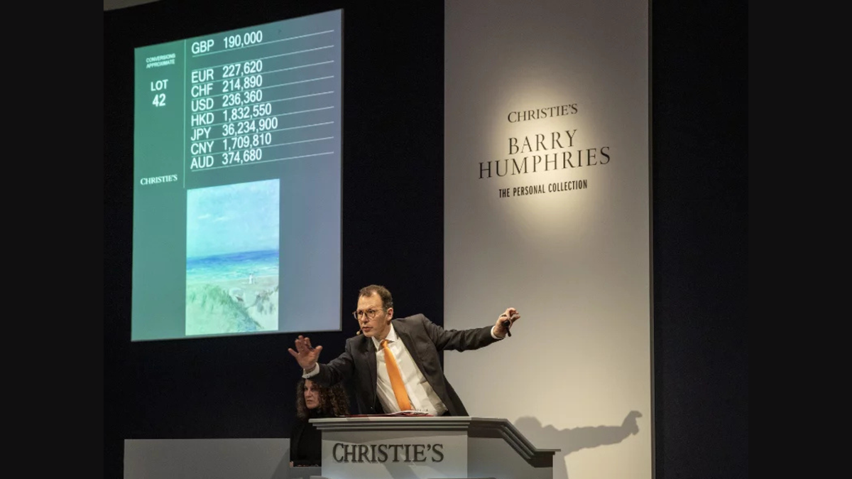 Barry Humphries' Personal Collection Fetches £4.6 Million at Christie’s Auction