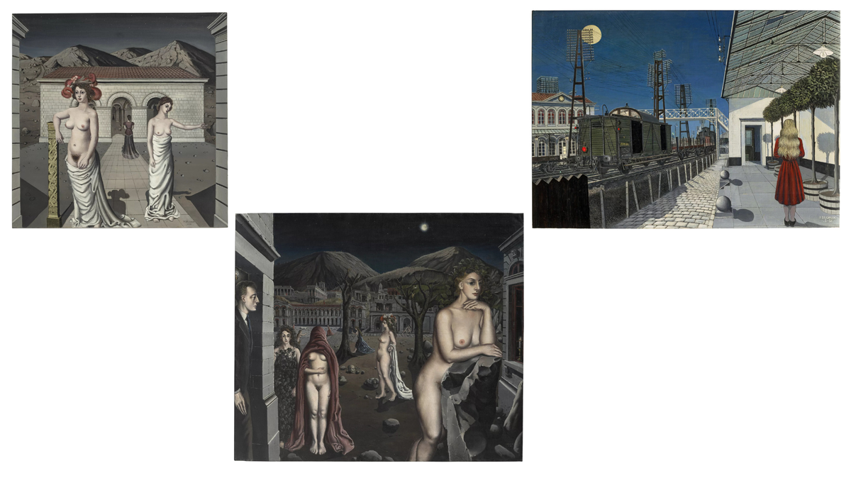 Christie’s Will Auction Three Rare Paul Delvaux Paintings