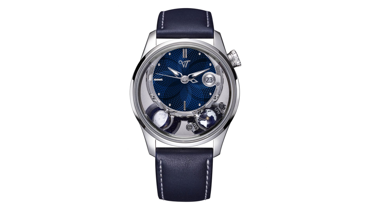 Vicenterra AstroLUNA Classic T5 Blue Papillon The Celestial Swiss Watch