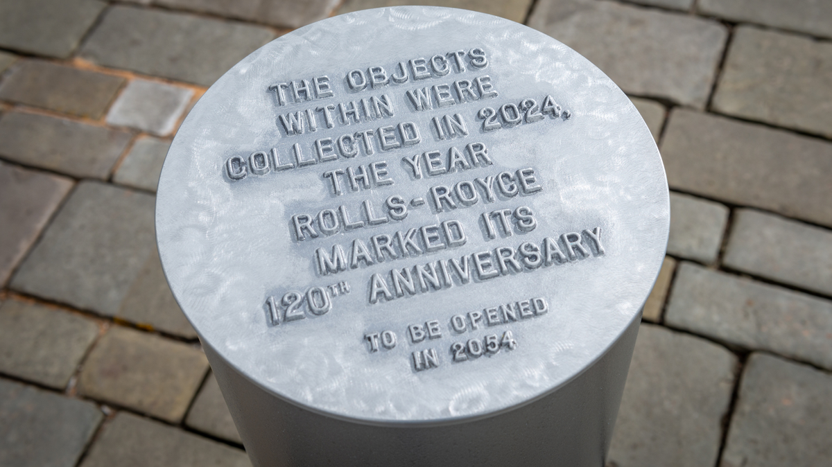 Rolls-Royce Creates Time Capsule to be Opened in 2054