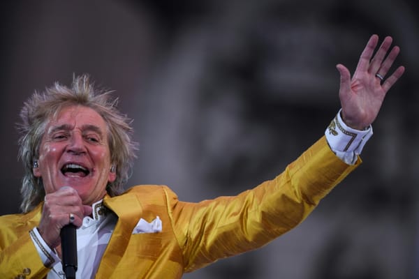 Rod Stewart last played Glastonbury in 2002