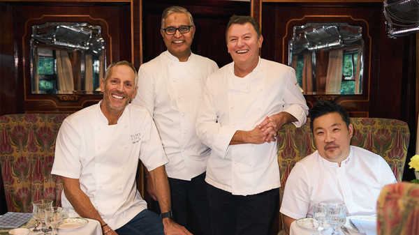 The Celebrity Chef Dinner Series on the British Pullman