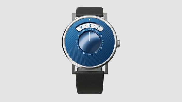 MIH Gaïa – Series III, blue positive coating dial