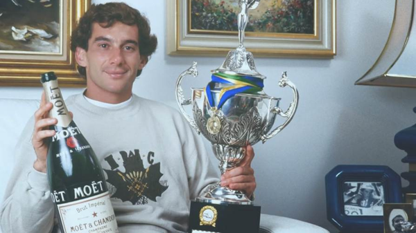 Moët & Chandon has a proud association with the victories of legendary champions, including Ayrton Senna