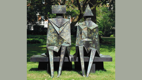 Lynn Chadwick, Sitting Couple on Bench